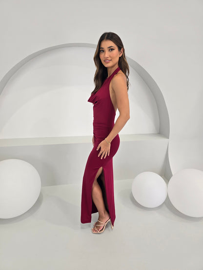 FIAT DRESS - MAROON