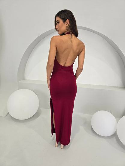 FIAT DRESS - MAROON