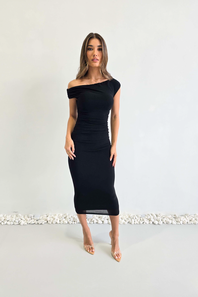 DENZIL DRESS - BLACK