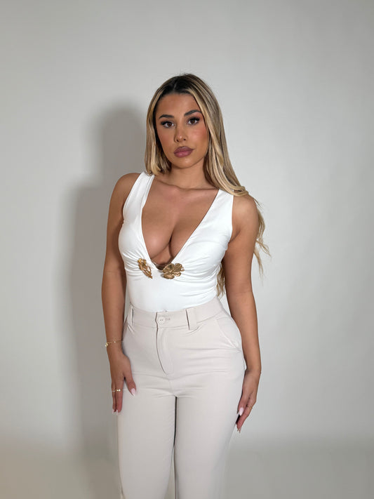 JUNIPER BODYSUIT - WHITE