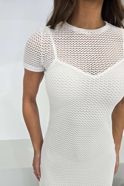 AMILEA DRESS - WHITE