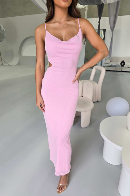 ZOE DRESS - BABY PINK