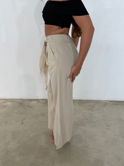 TIANA PANTS - BEIGE