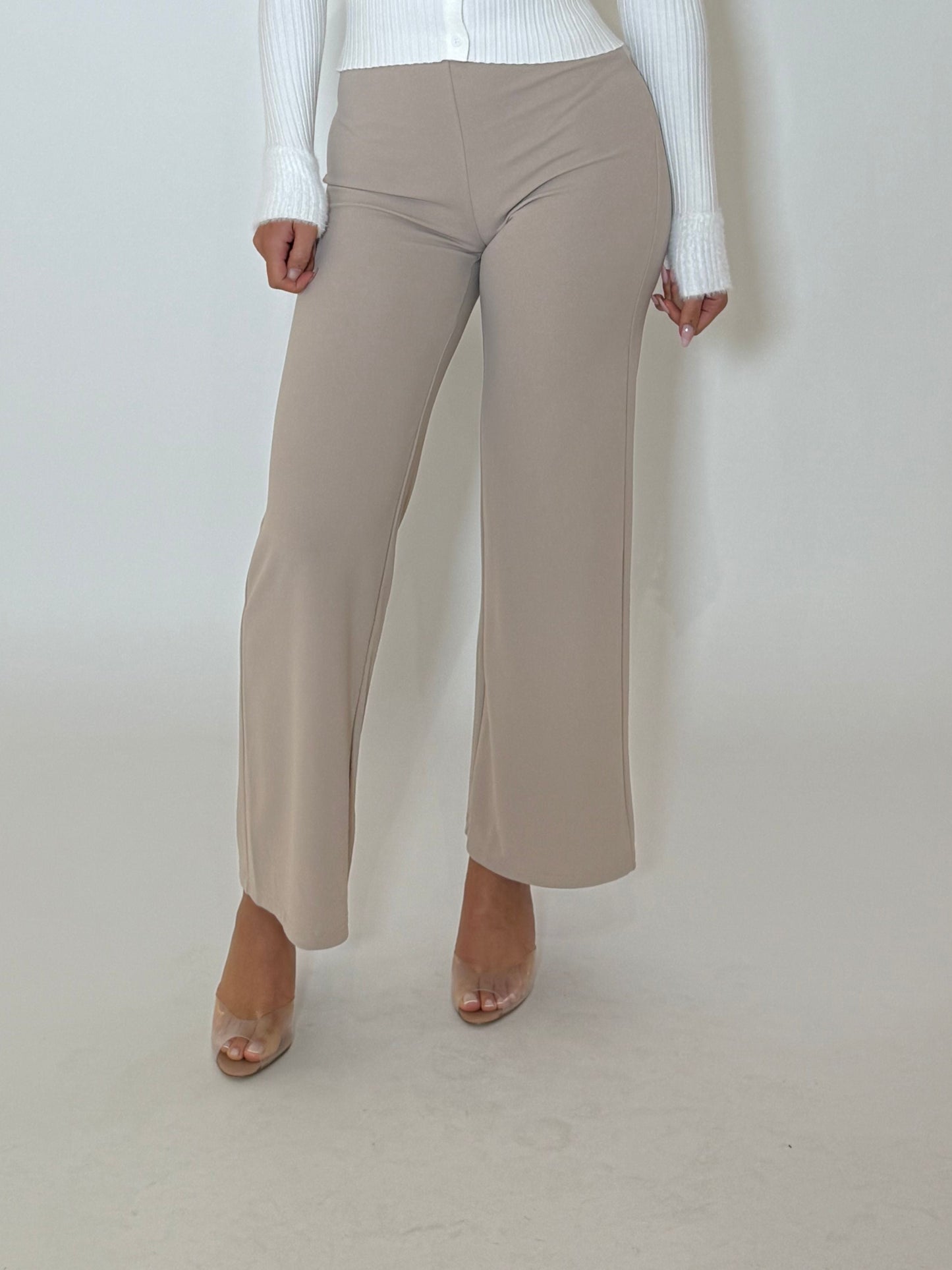 IT GIRL PANTS - STONE