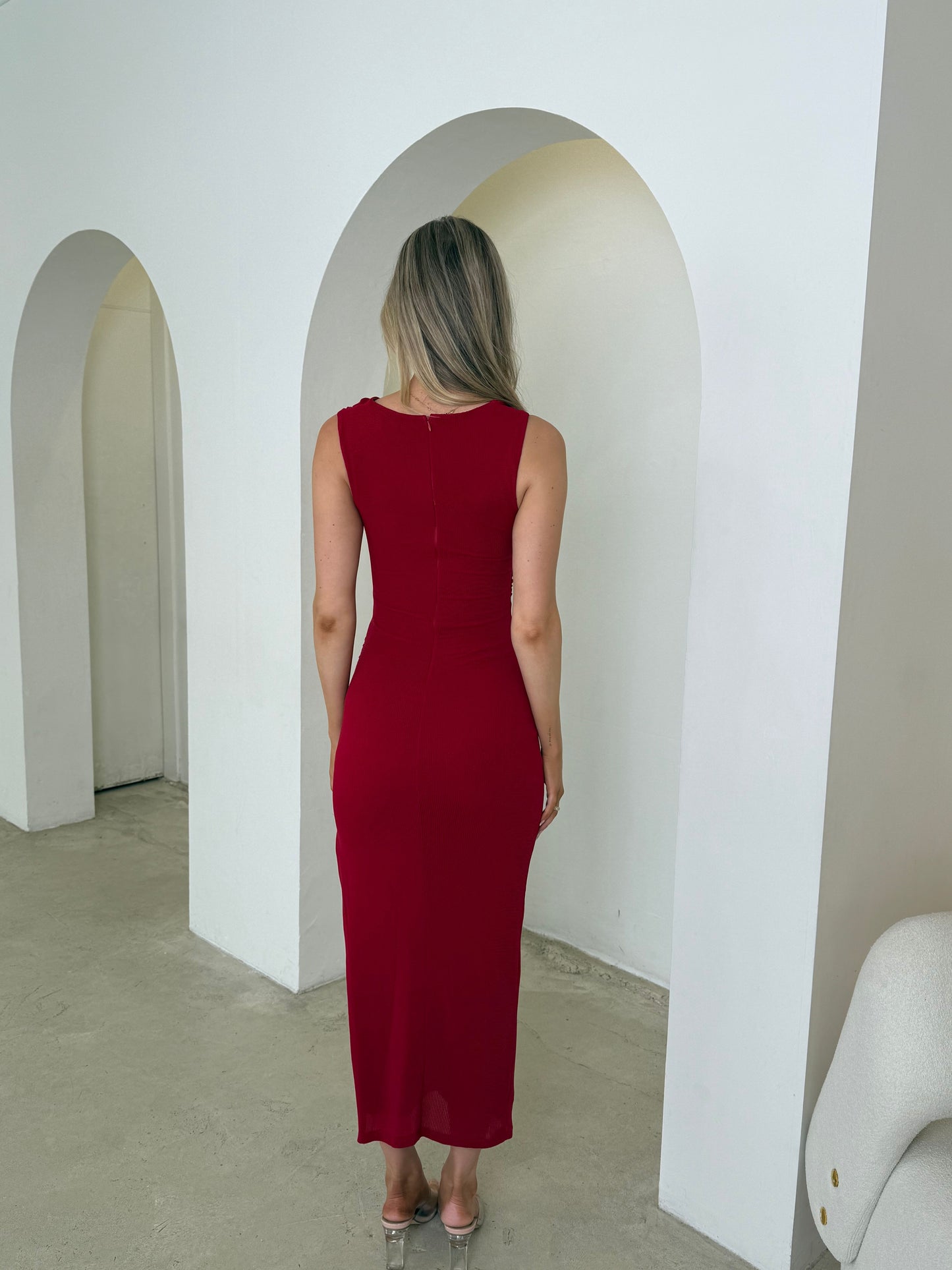 DALIA DRESS - RED