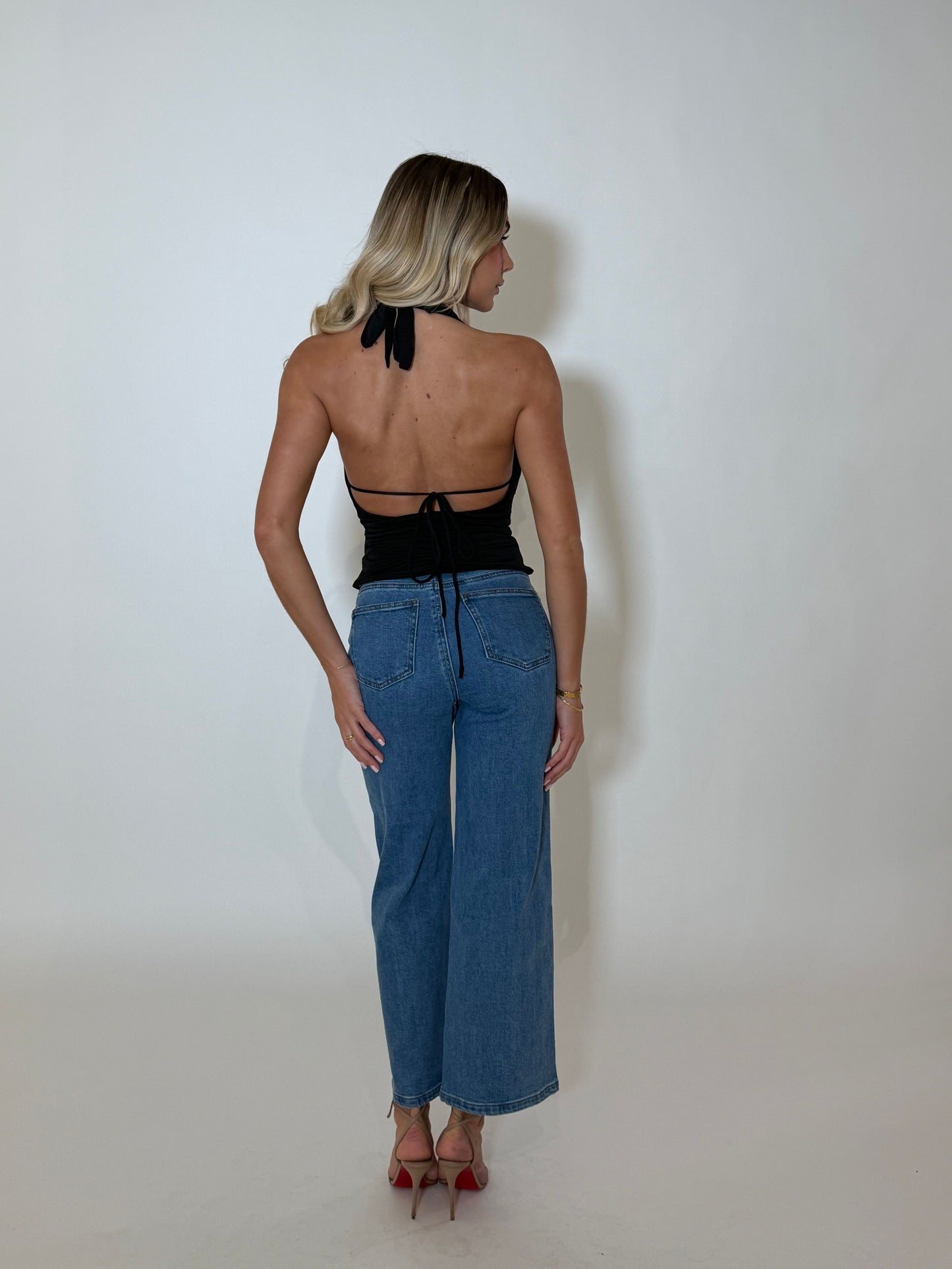 SADIE TOP - BLACK