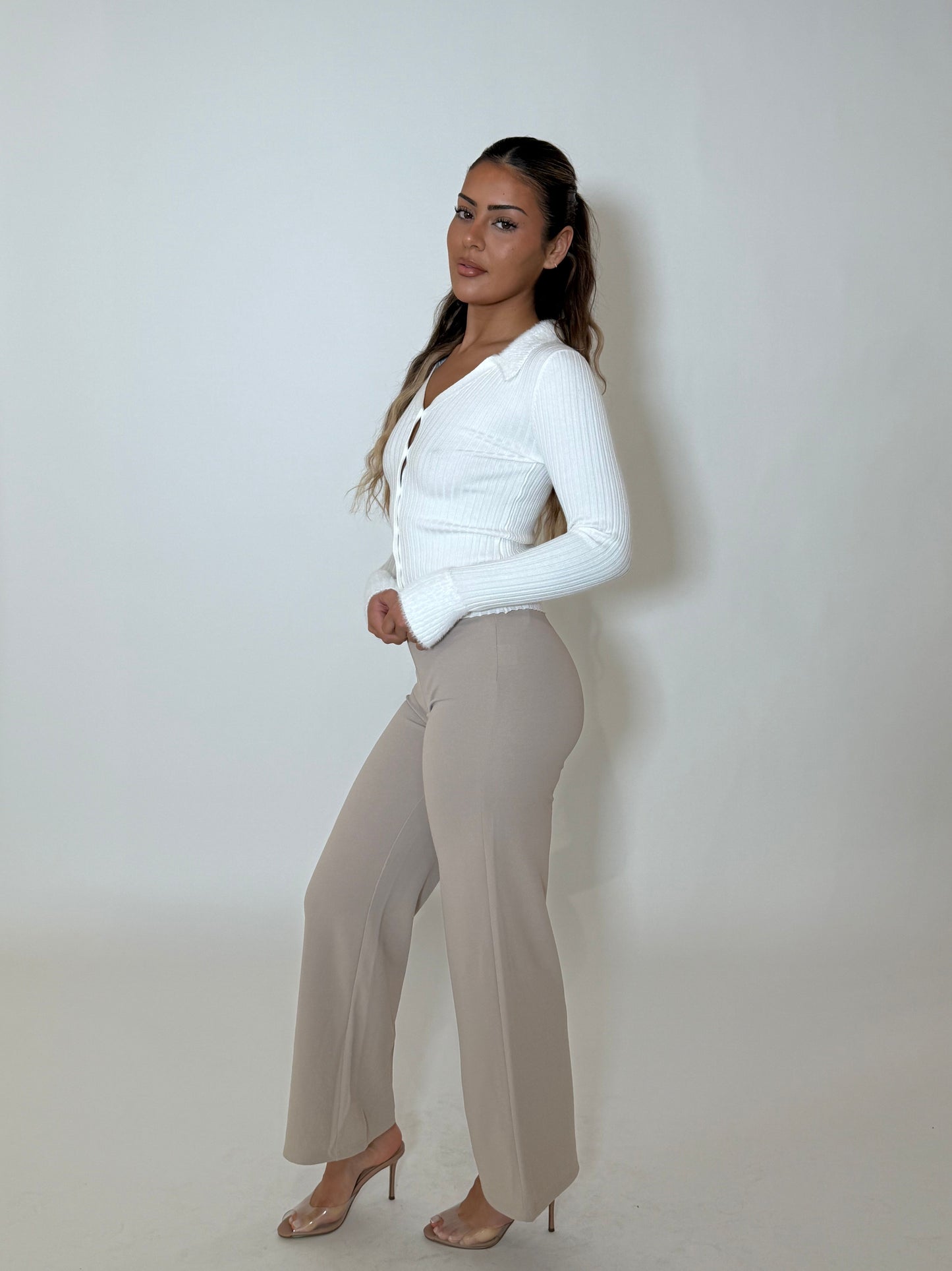IT GIRL PANTS - STONE