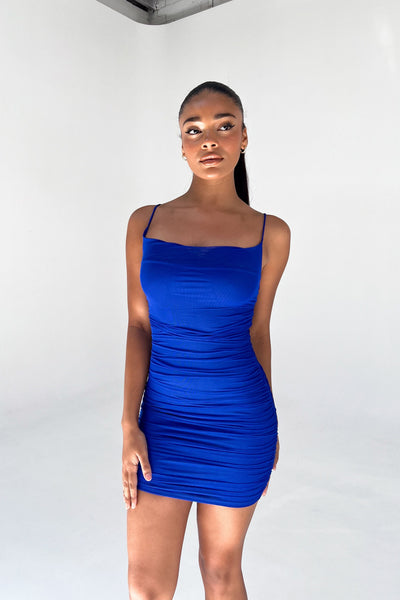 LYSA DRESS - BLUE