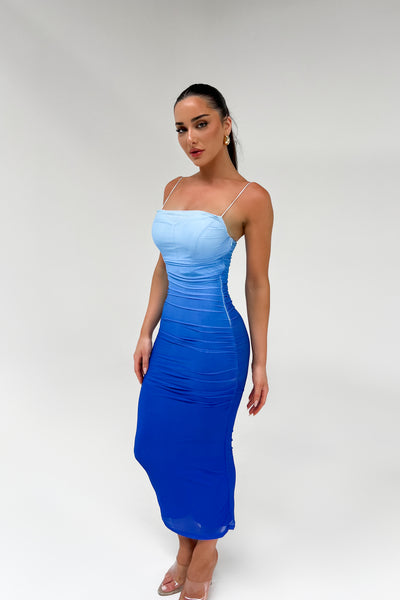 TRENDY DRESS - MIX (BLUE)