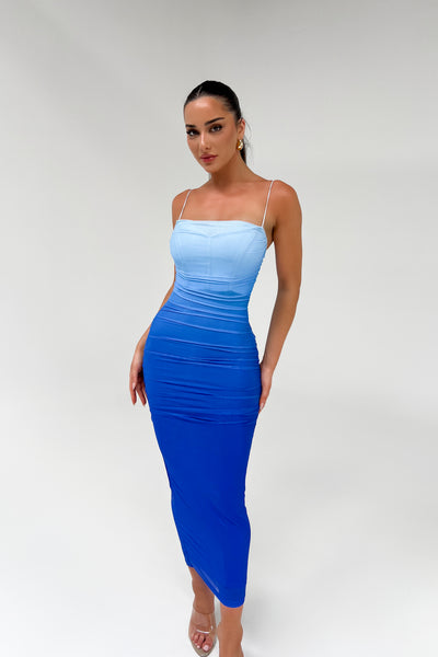 TRENDY DRESS - MIX (BLUE)
