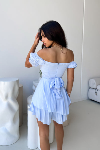 GOOD DAY PLAYSUIT - BABY BLUE