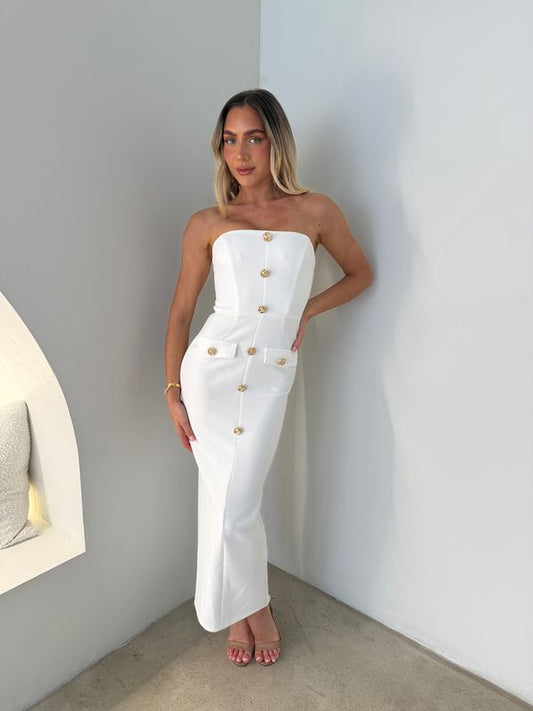 HANNAH DRESS - WHITE