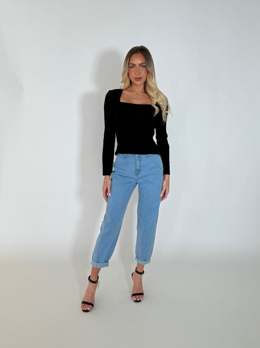 ESME TOP - BLACK