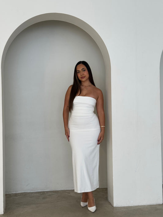 NINA DRESS - WHITE