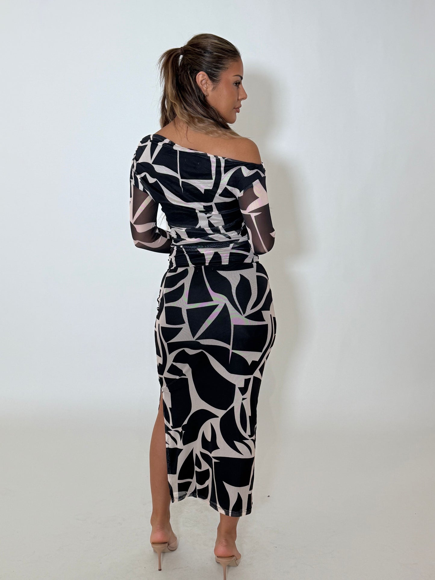 STORMI SET - BLACK/BEIGE