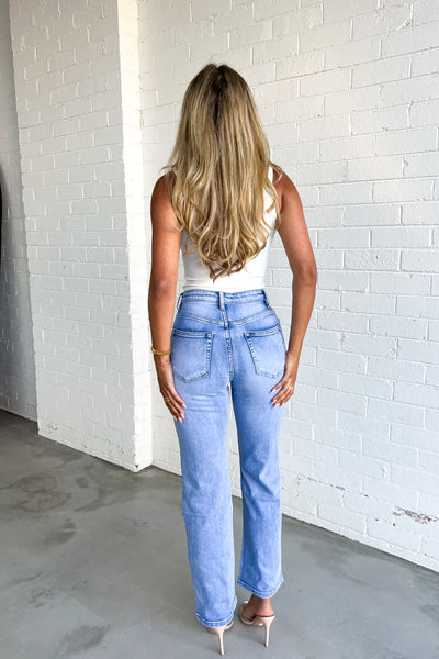 DIANA JEANS - LIGHT BLUE DENIM