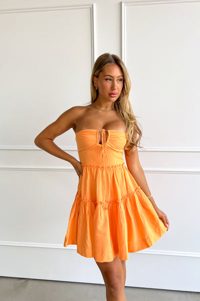 SALOME DRESS - ORANGE