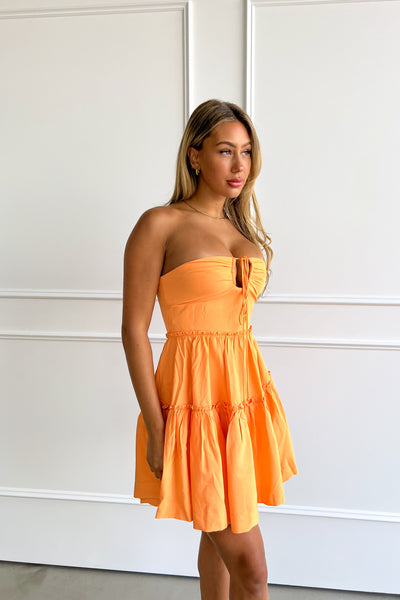 SALOME DRESS - ORANGE