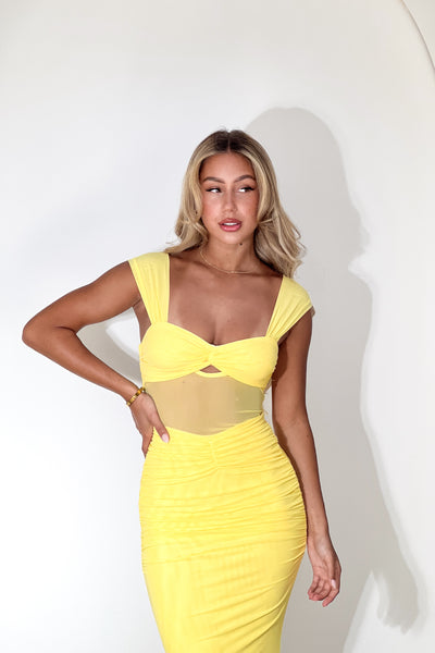 LUME DRESS - YELLOW