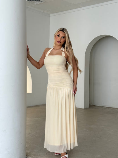 DAHLIA DRESS - LIGHT YELLOW
