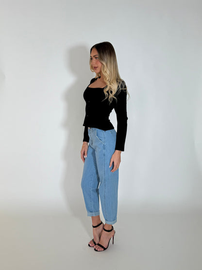 ESME TOP - BLACK
