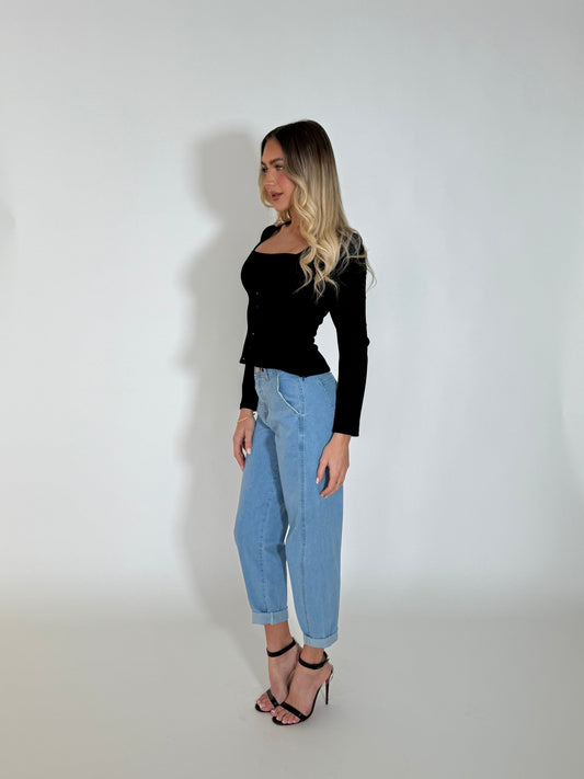 ESME TOP - BLACK