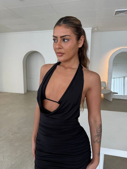 LORUS DRESS - BLACK