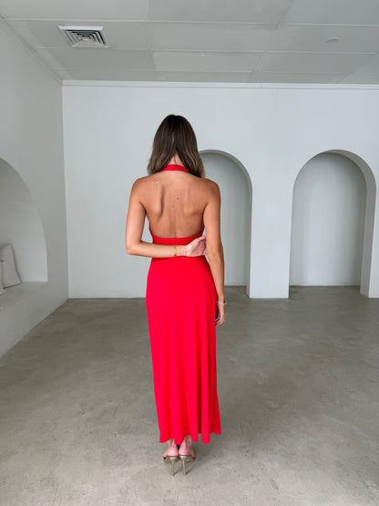 RAZA DRESS - RED