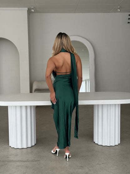 ALEXA DRESS - FOREST GREEN ALEXA DRESS - FOREST GREEN