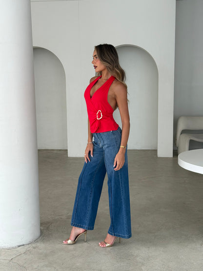 LAKE JEANS - DARK BLUE