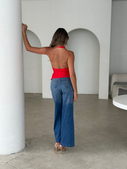 LAKE JEANS - DARK BLUE