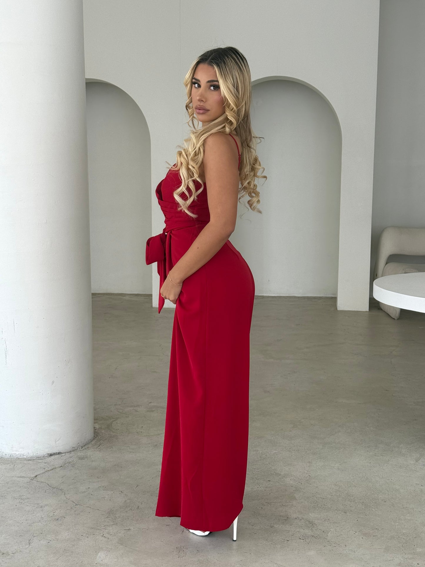 ROSA JUMPSUIT - RED