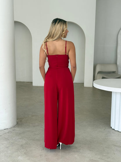 ROSA JUMPSUIT - RED