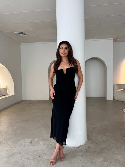 KOURT DRESS - BLACK