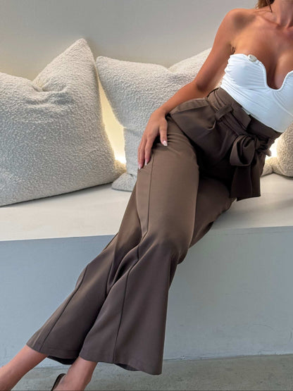 KIKI PANTS - AHSBROWN