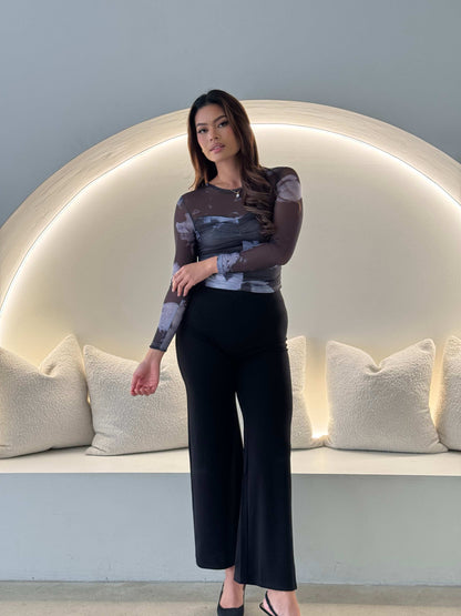 BETRICE TOP - NAVY