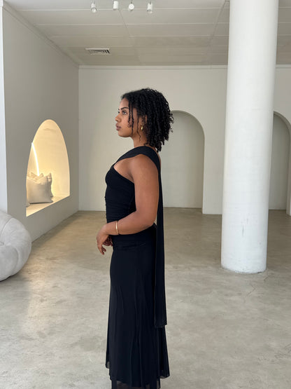 AMOS DRESS - BLACK