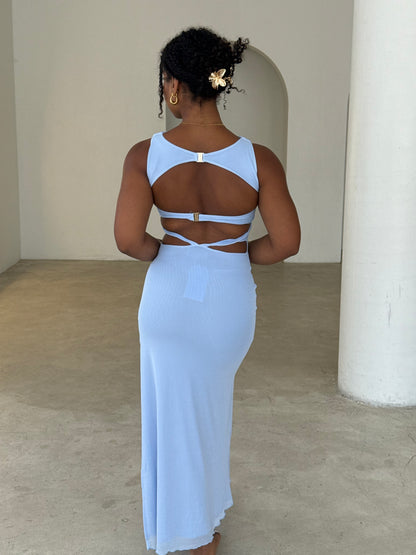 YARA DRESS - ICE BLUE