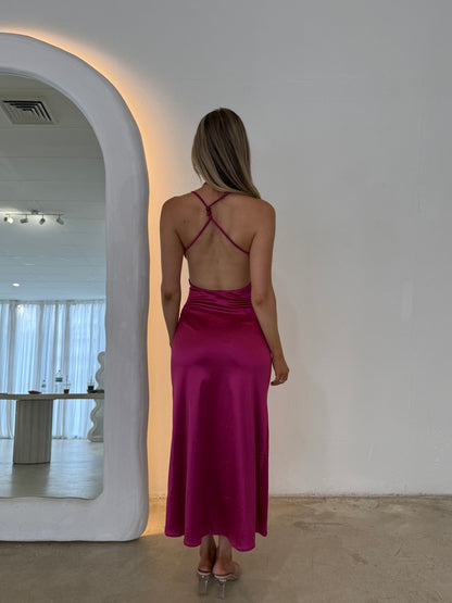 XENA DRESS - FRASIER PINK