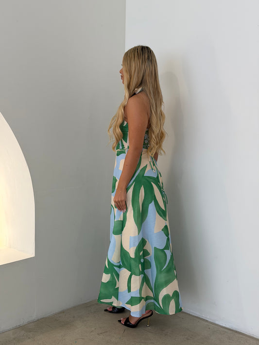 MAIA DRESS - GREEN