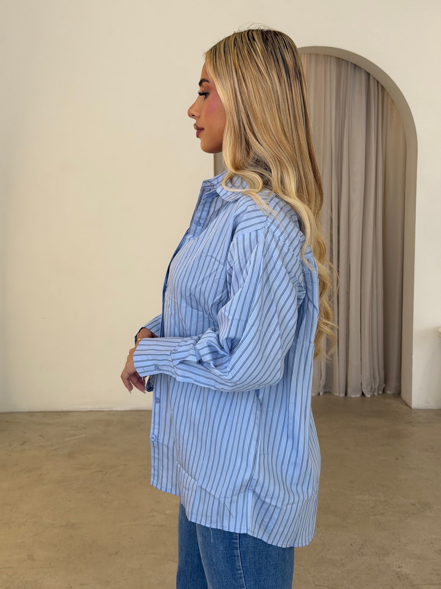 ELODIE SHIRT - BLUE