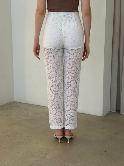 LALA PANTS - WHITE