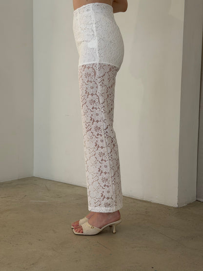 LALA PANTS - WHITE