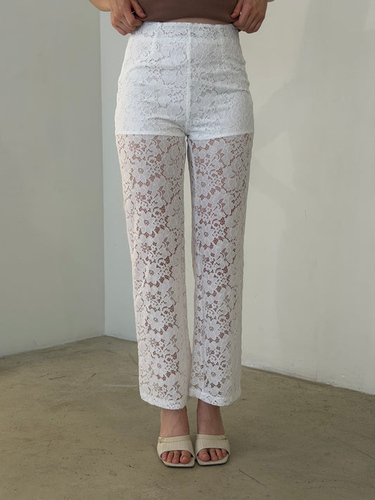 LALA PANTS - WHITE