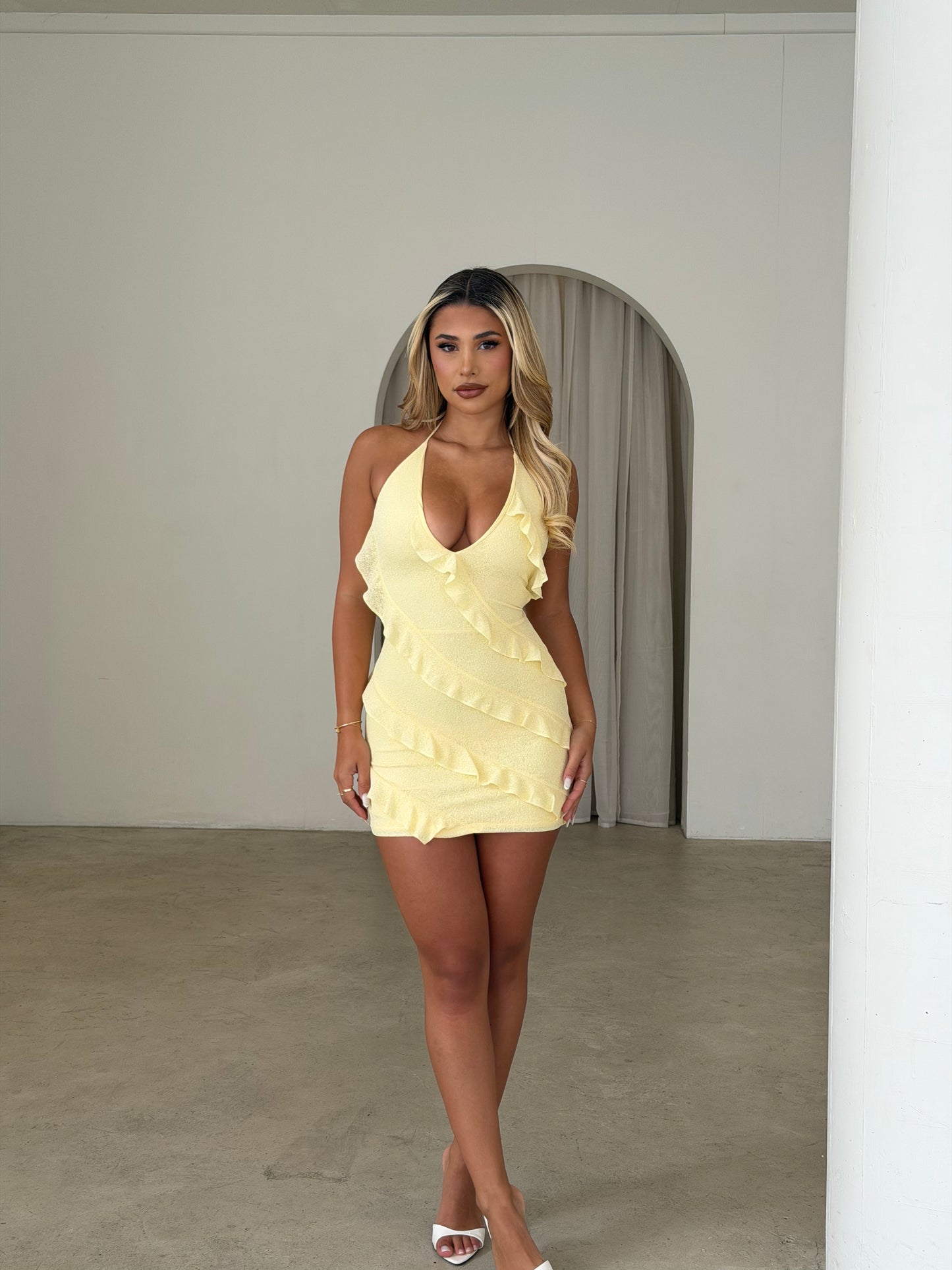 LUME DRESS - YELLOW