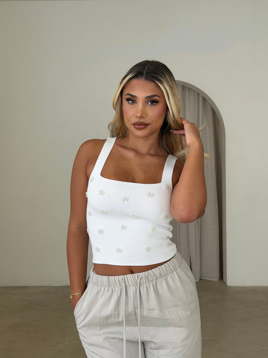 MAVIS TOP - WHITE