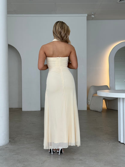 DAHLIA DRESS - LIGHT YELLOW