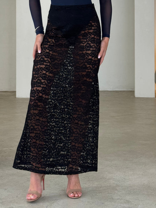 KAYLA SKIRT - BLACK