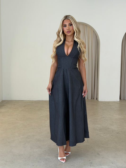 MAIA DRESS - BLACK