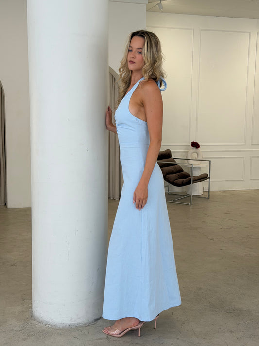 DVORA DRESS - BLUE